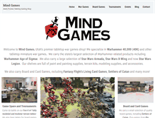 Tablet Screenshot of mind-games.com